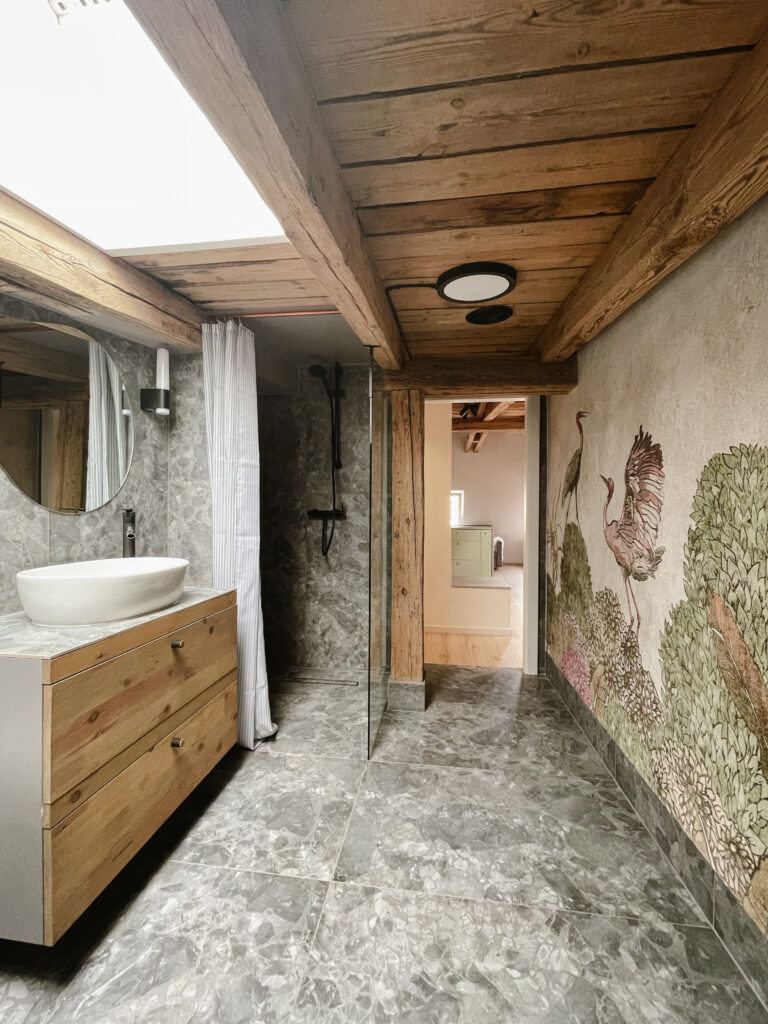 łazienka na poddaszu